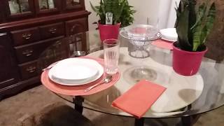 Plants For Dining table  Everyday tablescape  Simple Dining Table Centerpiece Ideas [upl. by Elaine]