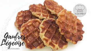 Gaufres liégeoises délicieuse  Delicious Liège waffles [upl. by Dyolf]