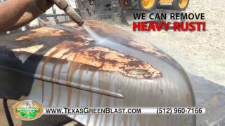 Texas Green Blast Services Demo Video  Central Texas Dustless Blasting [upl. by Reckford]