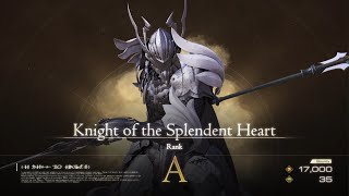 FINAL FANTASY XVI Hunts  Rank A Knight Of The Splendent Heart The Penitents Gate Sanbreque [upl. by Aitas]