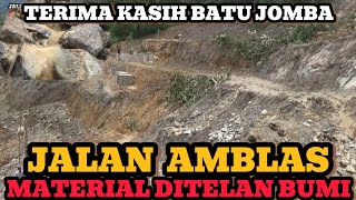 BATU JOMBA AMBLAS  MATERIAL TIMBUNAN DITELAN BUMI [upl. by Keldon]