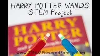 How to Make a Wand that Lights Up Build A Wand With Craft Sticks and Circuits [upl. by Ardnovahs464]