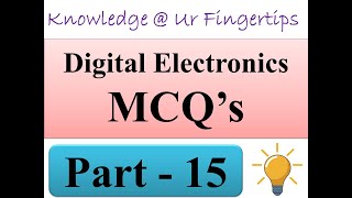 Digital Electronics MCQ Part  15 [upl. by Querida714]