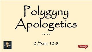 2 Samuel 128 Supports Polygyny [upl. by Olney890]