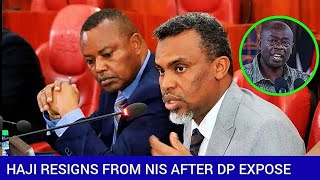 Noordin Haji Resigns As Rutos NIS Director General Over Gachagua Expose [upl. by Alegnaoj]