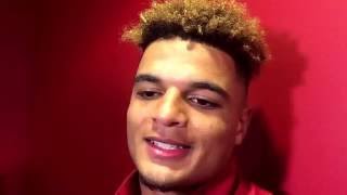 Alabama DB Minkah Fitzpatrick on win over Texas AampM [upl. by Dami657]