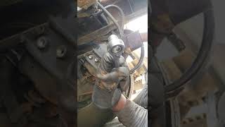 Replacing Brake Chamber on a Peterbilt 379 [upl. by Gilliam]