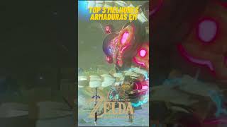 TOP 3 MELHORES ARMADURAS EM ZELDA BREATH OF THE WILD [upl. by Nauq]