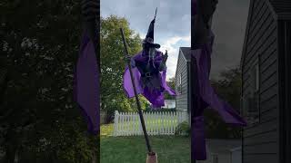 CRAZY WITCH ANIMATRONIC 2024 halloween shorts spirithalloween spooky shortvideo shortviral [upl. by Waxler]