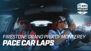 2022 PACE CAR LAPS  GRAHAM RAHAL AND JACK HARVEY [upl. by Wehhtam43]