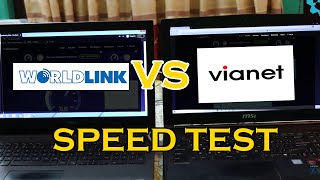 Worldlink Vs Vianet  Live Speed Test [upl. by Ng]