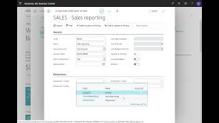 Dynamics 365 Business Central  How to Create an Analysis View [upl. by Enyrehtak]