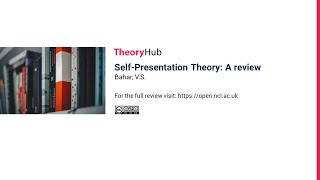 SelfRepresentation Theory [upl. by Plath]