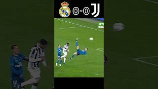 Ronaldo Bicycle Kick  Juventus 30 Real Madrid  Champions League football youtube shorts [upl. by Idnar700]