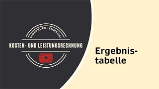 KLR Folge 2  Einführung der Ergebnistabelle [upl. by Arihsaj]