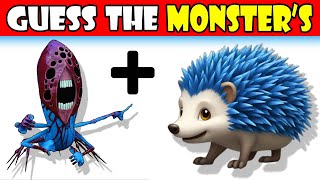 🦔👹 Guess The Monster and Characters By Emoji  Monster Zoochosis  Sonic The Hedgehog 3 [upl. by Glanville]