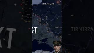 OMSK Vs Einheitspakt  Hoi4 Timelapse hoi4 timelapse ww2 shorts history tno germany russia [upl. by Alleris]