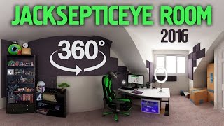 Jacksepticeye Setup Tour 360 Room Tour 360 [upl. by Rior]