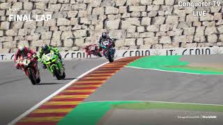 ❗Toprak Razgatlıoğlu Vs Nicolo Bulega ❗Race 2 World Superbike Aragon Grand Prix AragonWSBK 2024 [upl. by Chelsey]