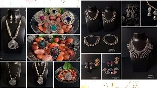 Latest Artificial Jewellary designsOxidized Silver Jewellery 2019 By Maanvis [upl. by Rhianna]