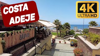 TENERIFE 4K Walking Tour  Playa de Fanabe To Costa Adeje Promenade  Natural Sounds 🇪🇸 [upl. by Nicolau]