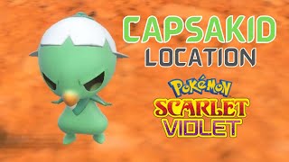 Where to Find Capsakid in Pokémon Scarlet and Violet  Capsakid Location in Pokémon Scarlet Violet [upl. by Drareg]