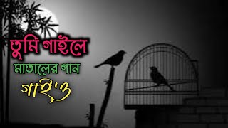 তুমি গাইলে মাতালের গান গাইও  tumi gaile mataler gan gaio  bangla song  david basar [upl. by Esilrahc]