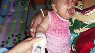 Ceftriaxone 500 mg Tazid Child Cannula injection push [upl. by Ennoira]