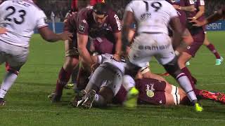 TOP 14  Essai de Alexandre RICARD UBB  Union BordeauxBègles  LOU Rugby [upl. by Yzeerb]