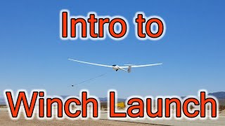 Introduction to Winch Launching Gliders  with Emegencies [upl. by Zampardi]