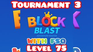 Block blast game T3 level 75 blockblast blockblastwithfsq tetris puzzle gaming level75 [upl. by Therron699]