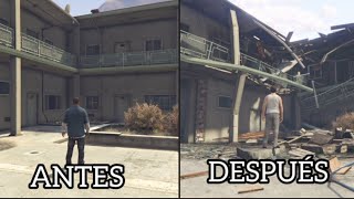 23 CAMBIOS DESPUÉS DE MISIONES DE GTA V MODO HISTORIA  RECOPILACIÓN [upl. by Kylander403]