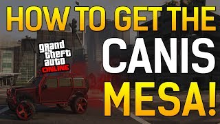 GTA 5 Online  How to Get The Canis Mesa Merryweather Jeep EASIEST METHOD GTA V Online GTA V [upl. by Teddi]