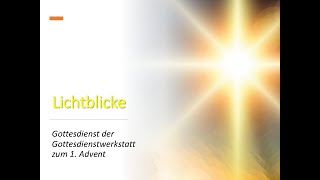 24112024 Gottesdienst mit Dieter Bouws [upl. by Nitsirhc]