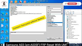 Samsung A03 SMA035F FRP Reset With UMT [upl. by Fanchie]