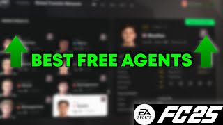 Best Free Agents in FC25 Career Mode [upl. by Aicnarf]