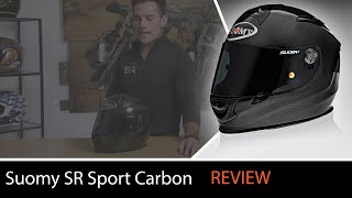 Suomy SR Sport Carbon Full Face Helmet Review at SpeedAddictscom [upl. by Cone]