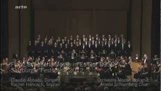 Claudio Abbado Rachel Harnisch  Schubert Messe in EsDur D950 Credo  Et incarnatus est [upl. by Eirehs]