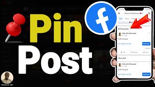 How to 📌 Pin a Post on Facebook  Full Guide [upl. by Refiffej]