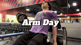 Day 8 Getting Fcking Huge Arm Day  Full Day Of Eating [upl. by Einaeg]