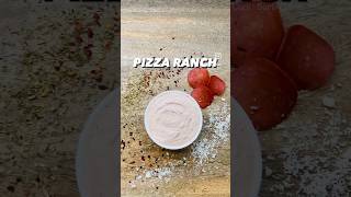 Pizza Flavor in Ranch Form ranch pizza sauce pizzalover saucerecipe [upl. by Thoer]