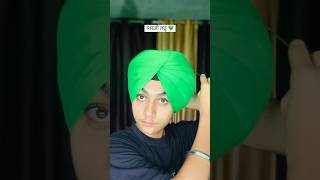 Patiala shahi pagg Kalgi larh 💚 shorts viral trending [upl. by Dorcas954]