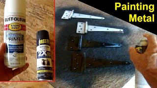 How to Paint Bare Metal to Last for Years RustOleum  No Chipping or Pealing [upl. by Magnusson985]