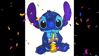 Coloring Stitch Lilo amp Stitch [upl. by Fergus]