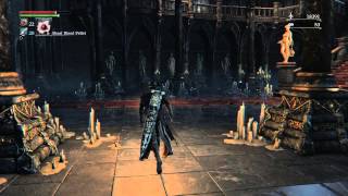 Bloodborne  Forsaken Cainhurst Castle Bound Widow Foyer Area Combat Reiterpallasch Location PS4 [upl. by Fabian]