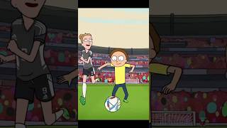 Morty Became football player rickandmorty shorts [upl. by Ariada840]