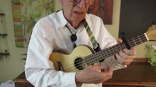 Pretty Music at 8 pm Rich Davis Sings and Plays Hricane Tenor Ukulele [upl. by Oppen]