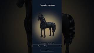 Buying gen 2 friesian that’s going to be retired  shorts starstable sso horse shopping [upl. by Eekcaj]