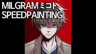 Milgram Mikoto Speedpainting 밀그램 미코토 스피드페인팅 [upl. by Anialram]