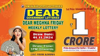 LOTTERY SAMBAD DEAR 1 PM 01112024 NAGALAND LOTTERY LIVE DEAR LOTTERY LIVE LOTTERY SAMBAD [upl. by Anrehs]